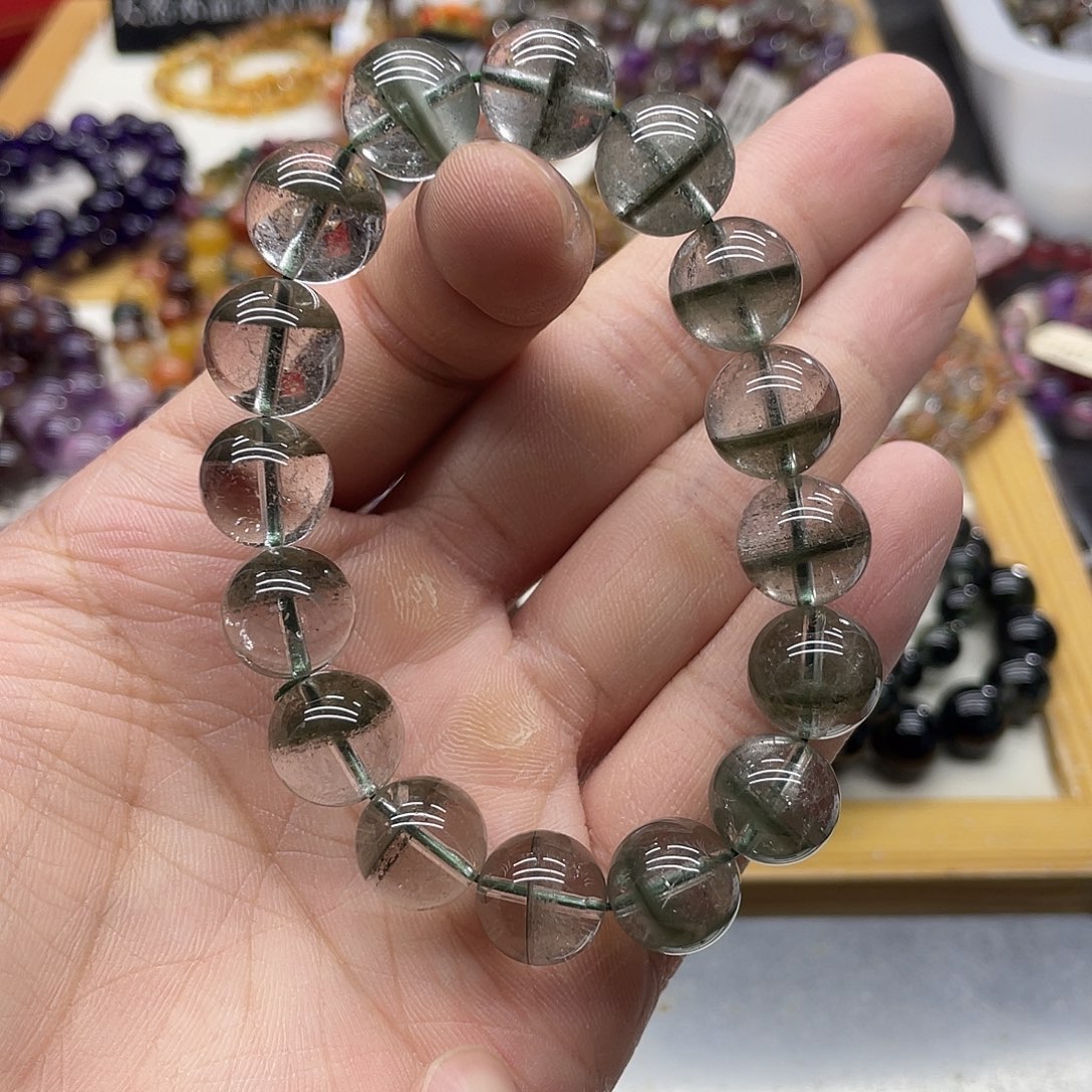 水晶手串未镶嵌天然