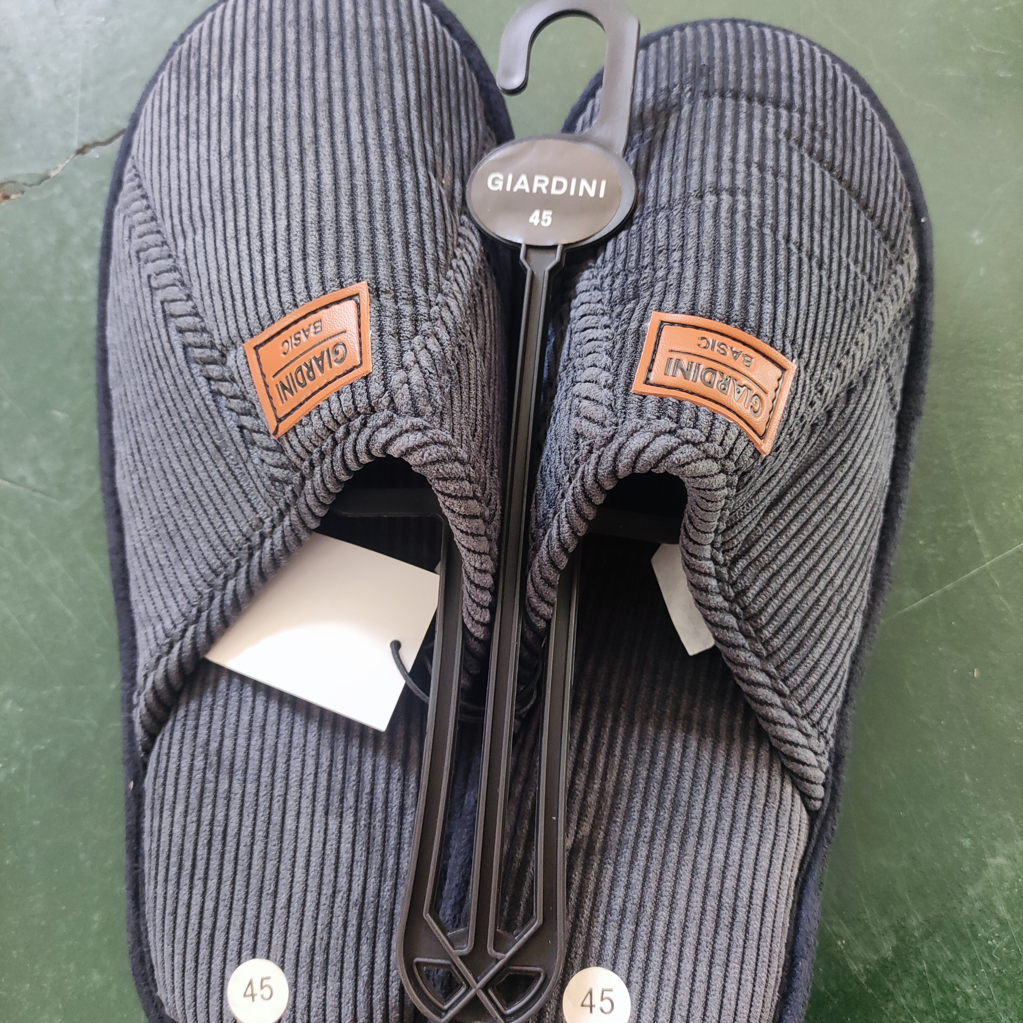 灯芯绒男女同款居家棉拖颜色随机