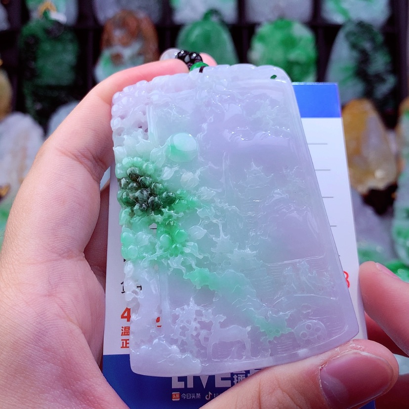 【闪购商品】翡翠颈饰未镶嵌挂件