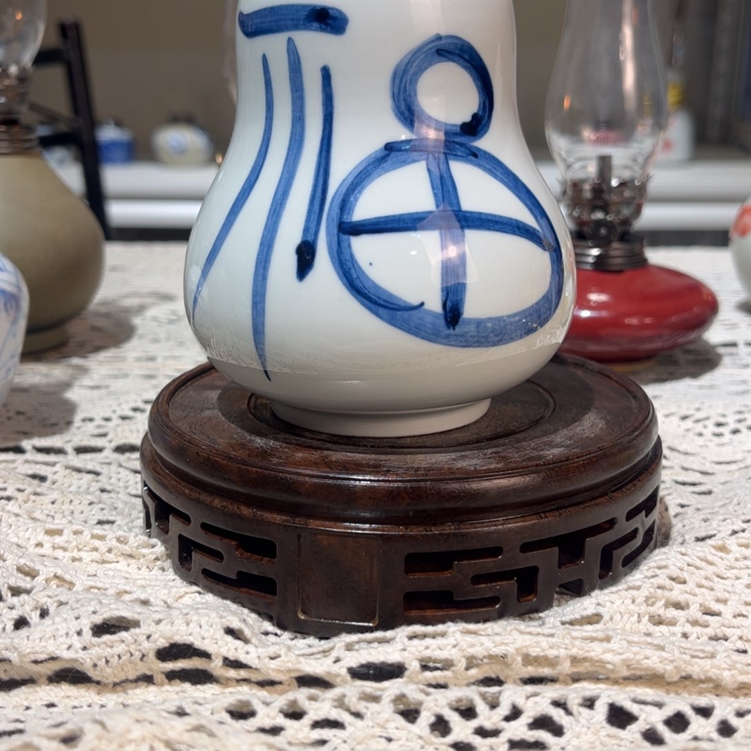 摆件景德镇陶瓷香薰灯