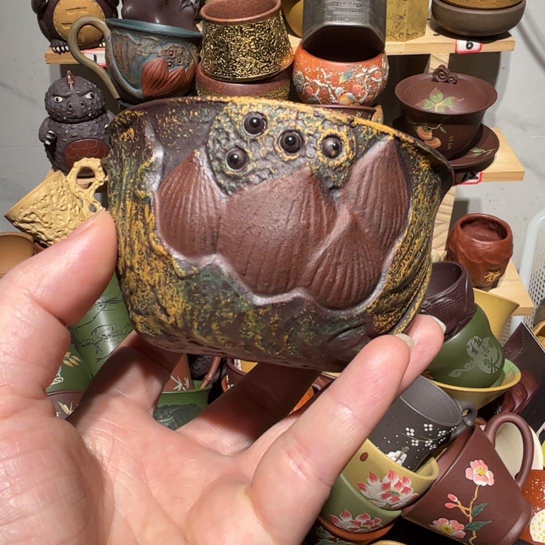 紫砂茶杯宜兴紫砂主人杯