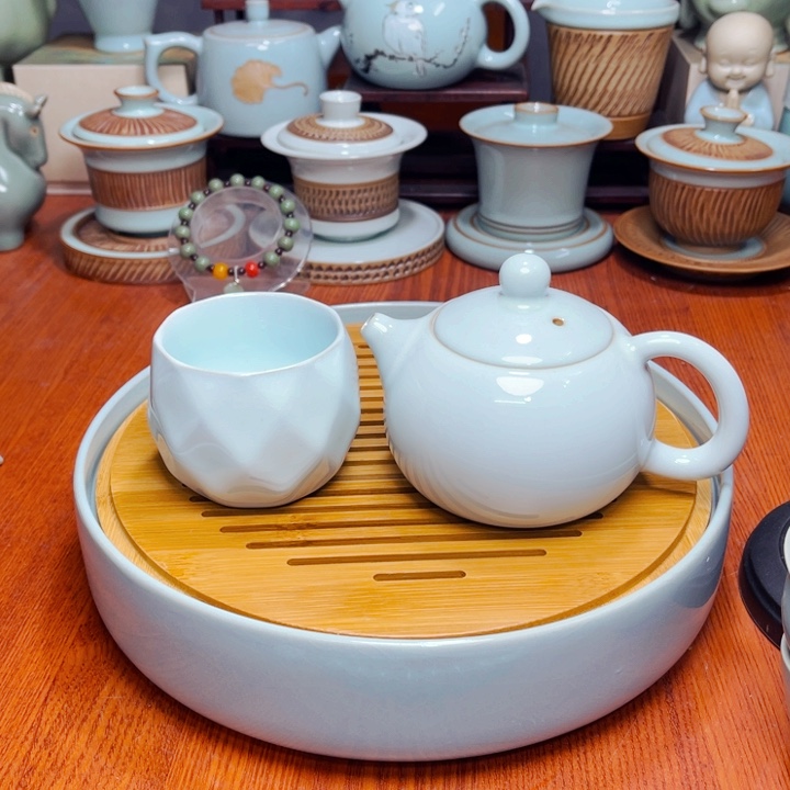 【闪购商品】汝州单壶单杯，茶则