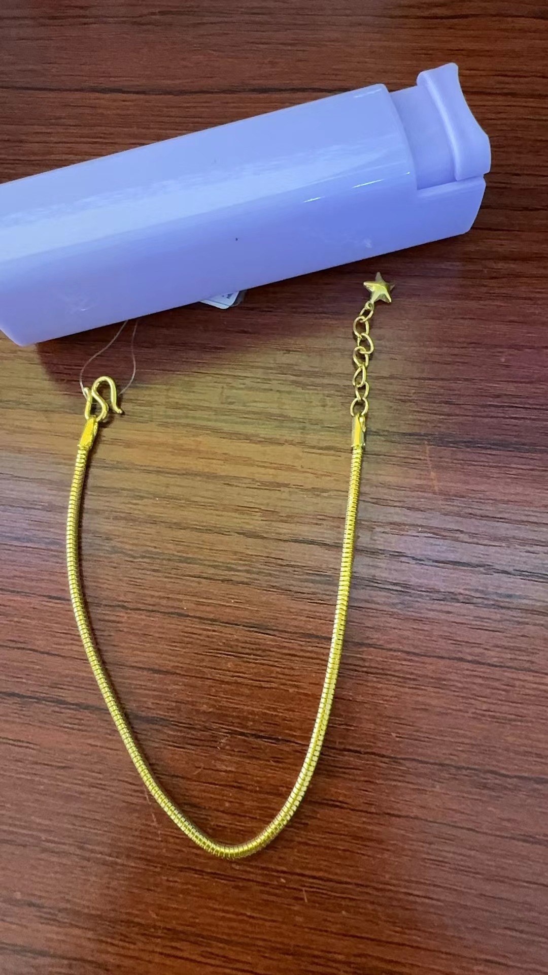 红飞珠宝足金手链