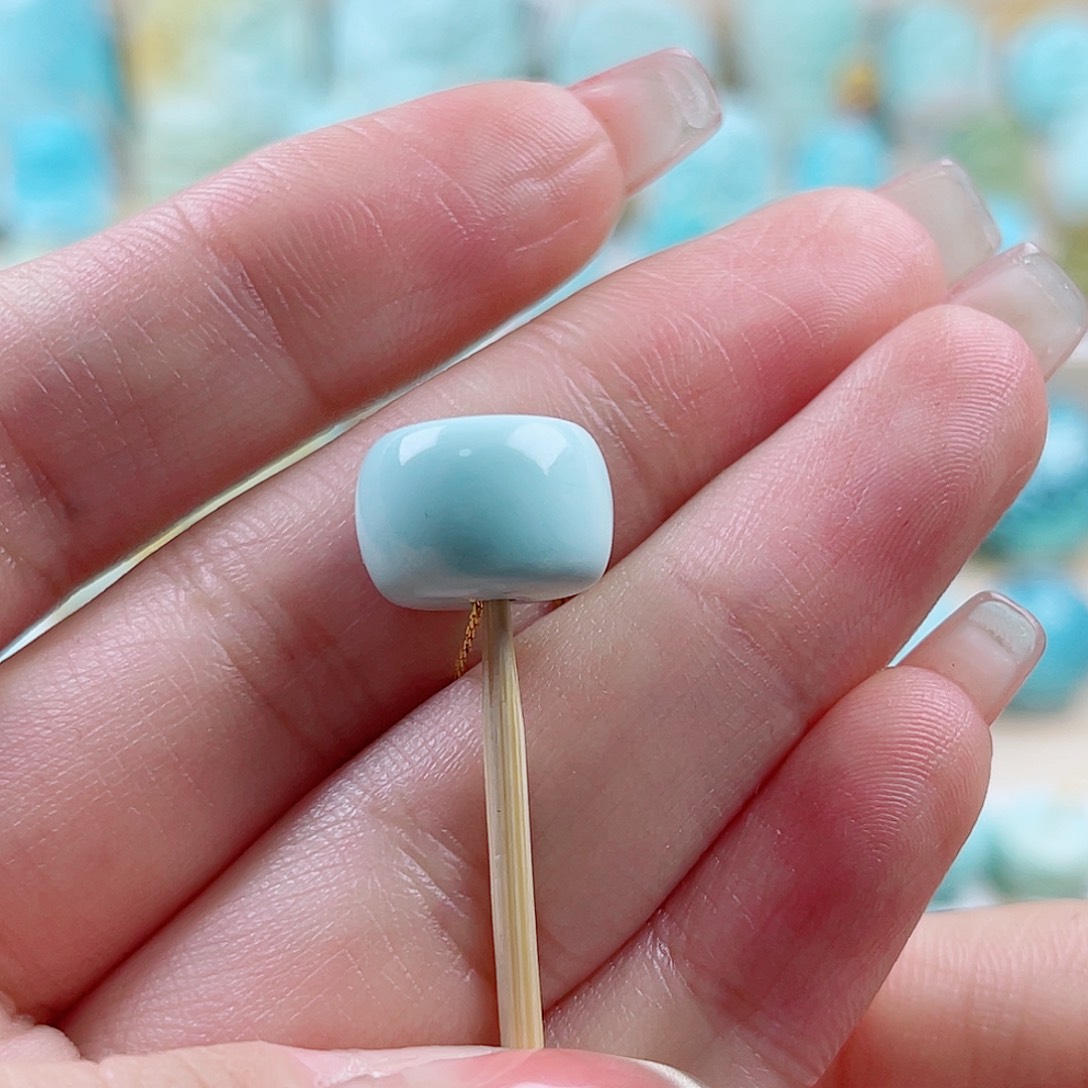 绿松石未镶嵌珠宝奇石13mm