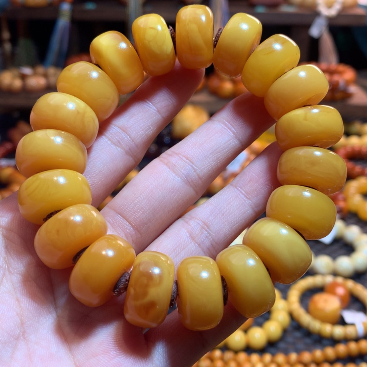 【闪购商品】手串蜜蜡未镶嵌蜜蜡