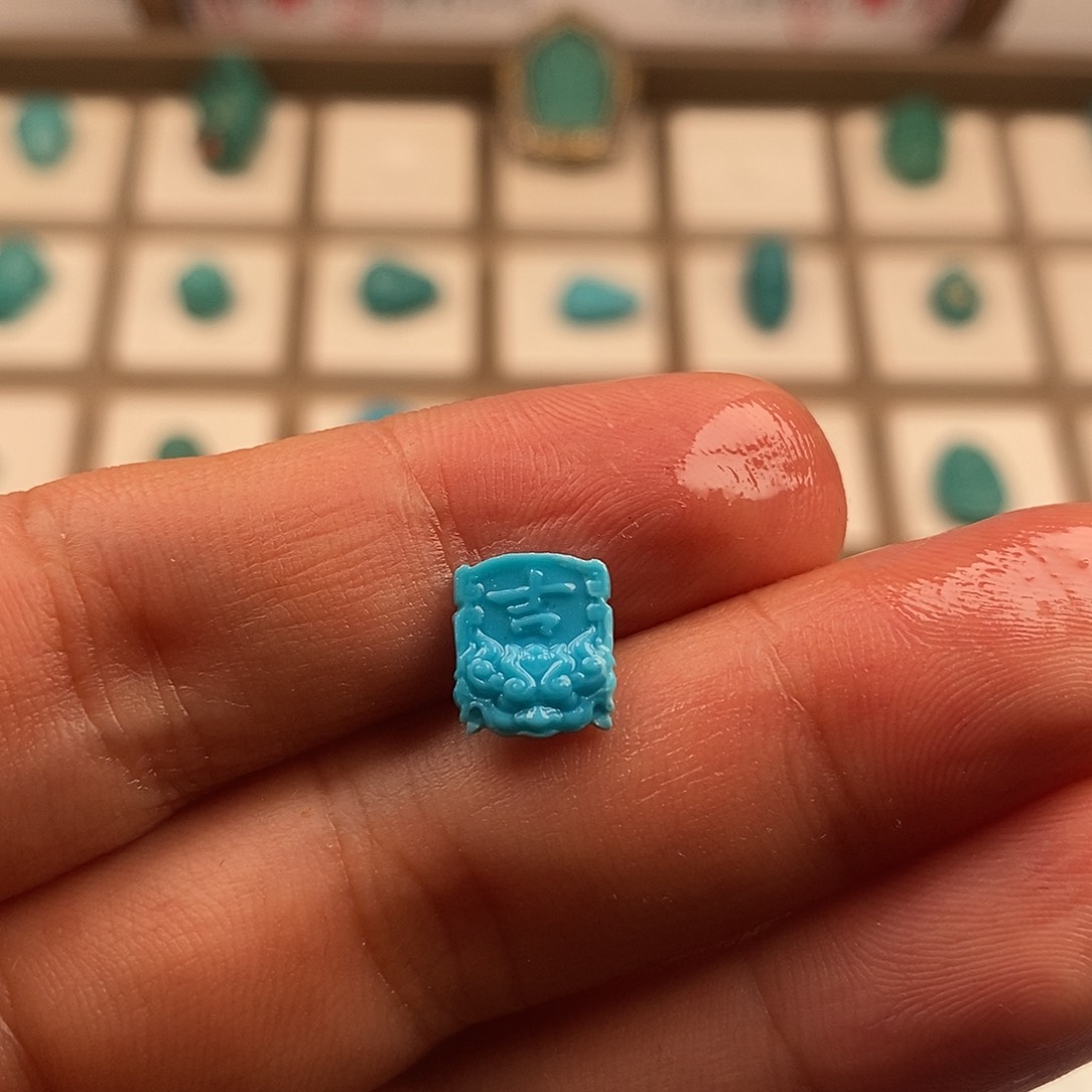 绿松石发饰未镶嵌