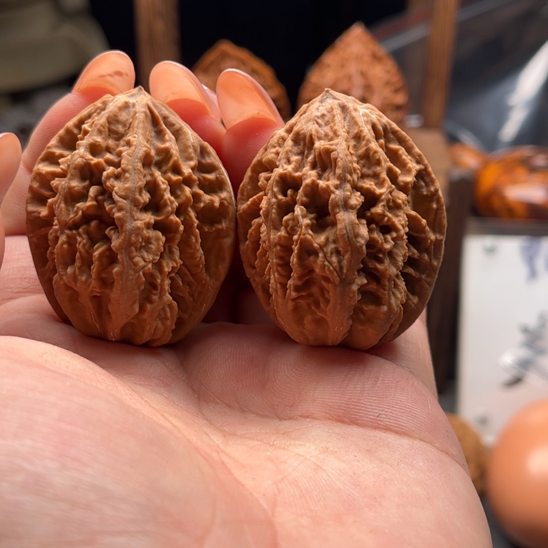 文玩核桃把件关东木子家楸大胖54