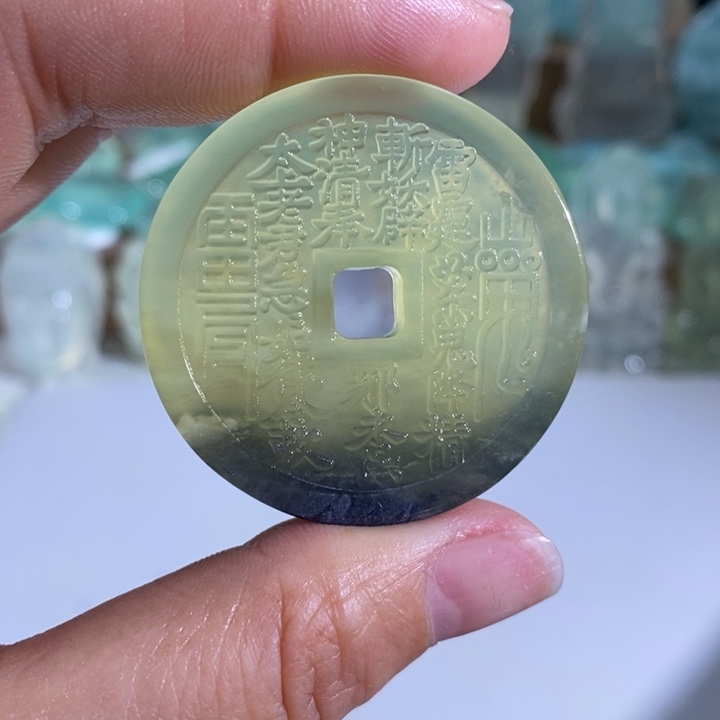 岫玉吊坠未镶嵌吊坠