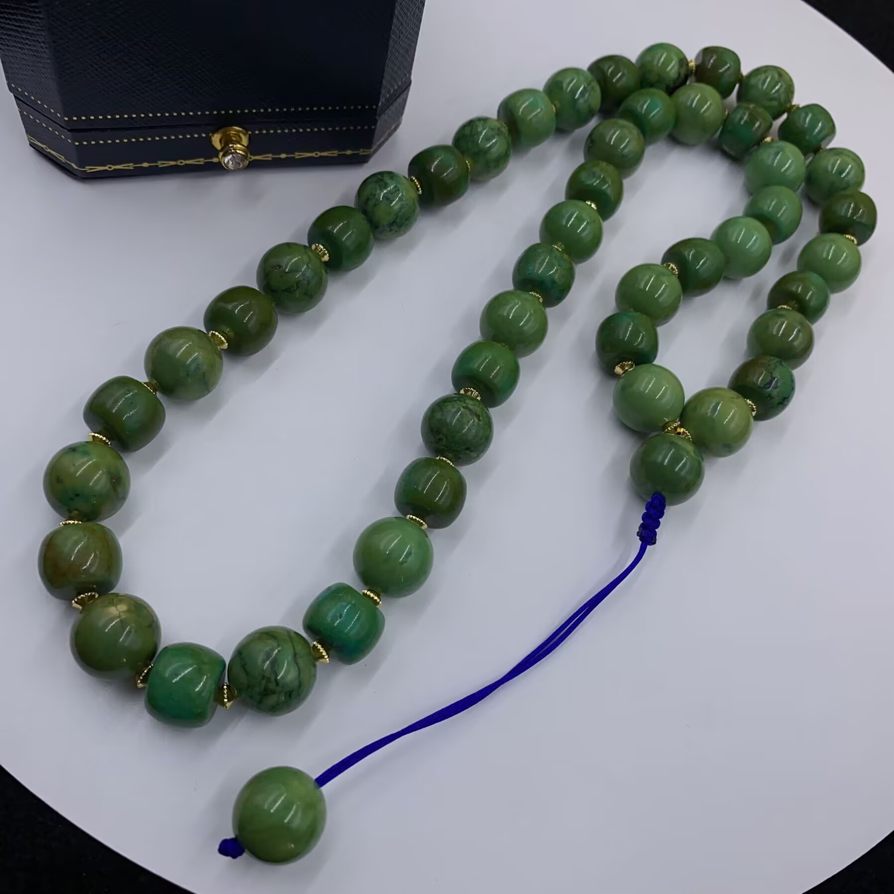 4684  青 隆 太 岁项链百搭多样性发货