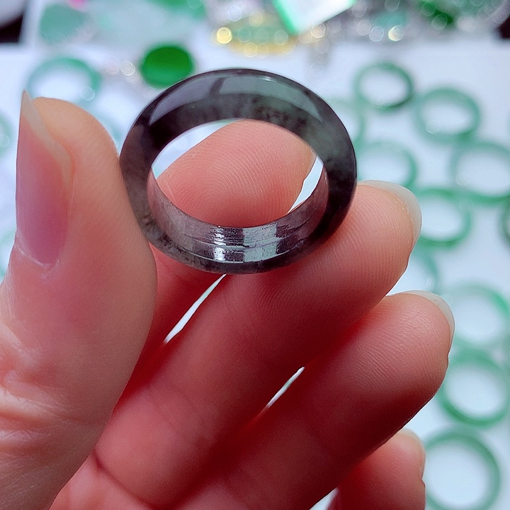 翡翠未镶嵌戒指天然翡翠