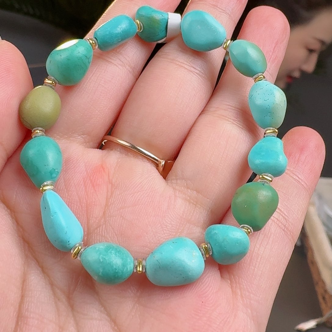 绿松石珠宝奇石未镶嵌