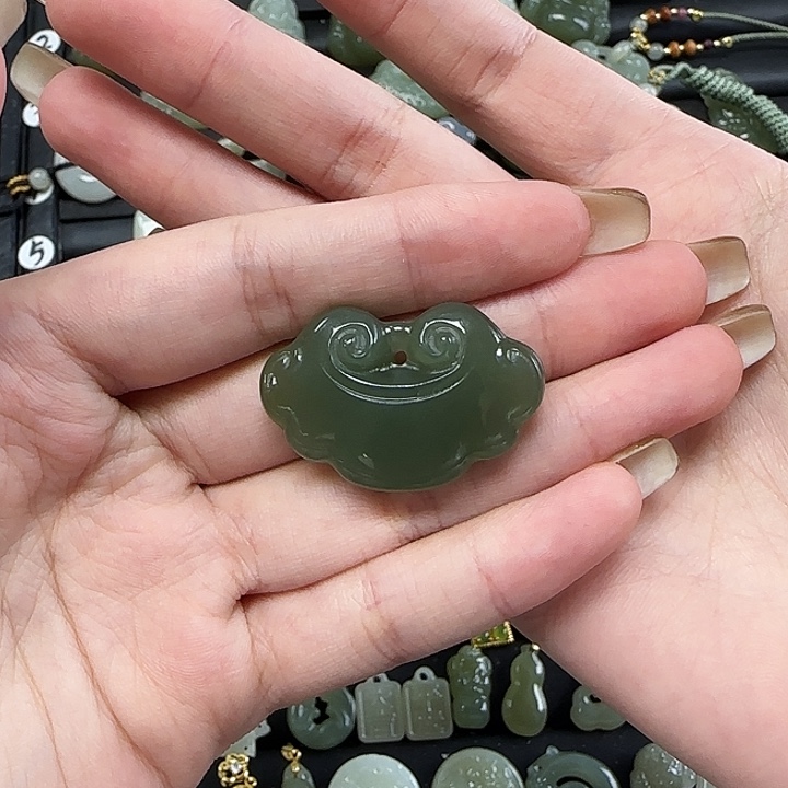 和田玉吊坠(不含链)未镶嵌