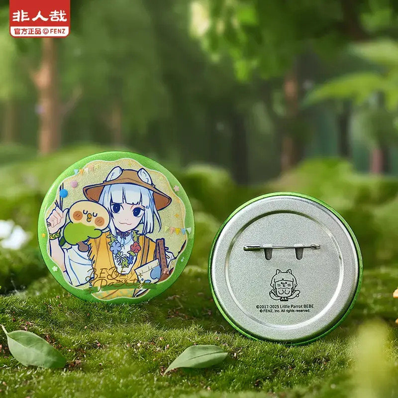 非人哉×小鹦鹉BEBE联名系列马口铁徽章动漫盲盒