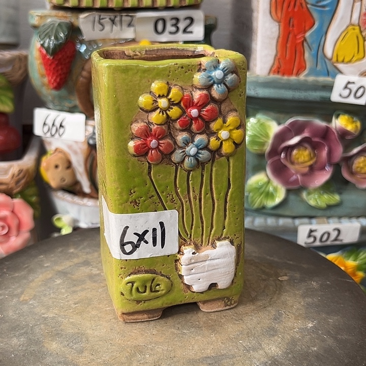 粗陶材质多肉花盆