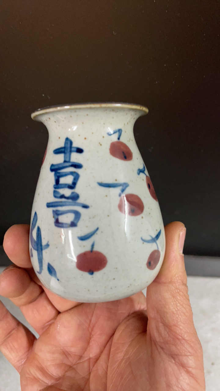 手工手绘陶瓷花盆