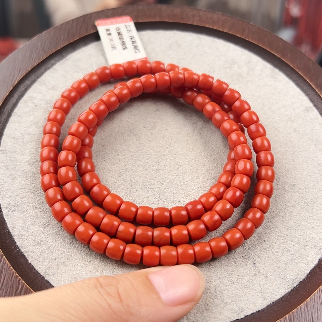 南红玛瑙手串未镶嵌