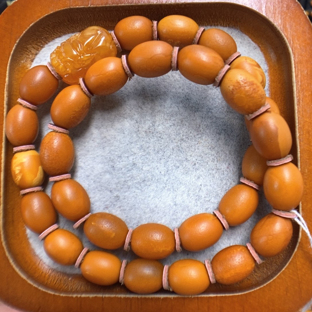 蜜蜡手串未镶嵌蜜蜡手串