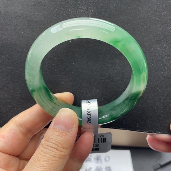 石英质玉未镶嵌手镯54-55