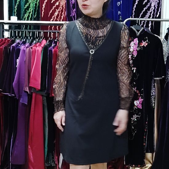 l码短款连衣裙重工