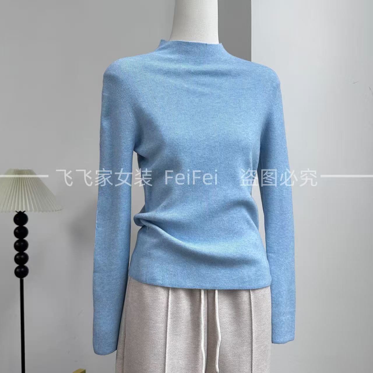 飞飞家1无缝发热羊毛！品牌订单【怕冷星人选我】#打底衫时尚女Y8815
