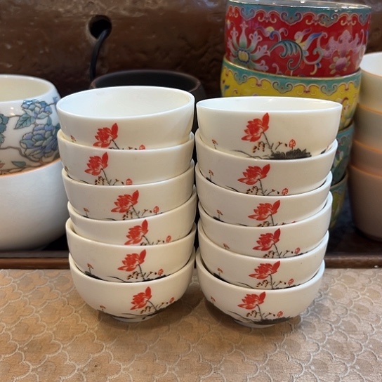 现代陶瓷单杯陶瓷杯子微瑕12个