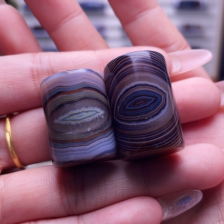 鱼***玛瑙/玉髓未镶嵌颈饰