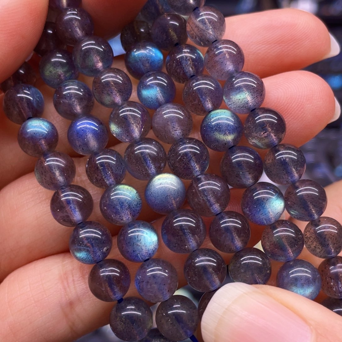 未镶嵌手串长石7.3左右