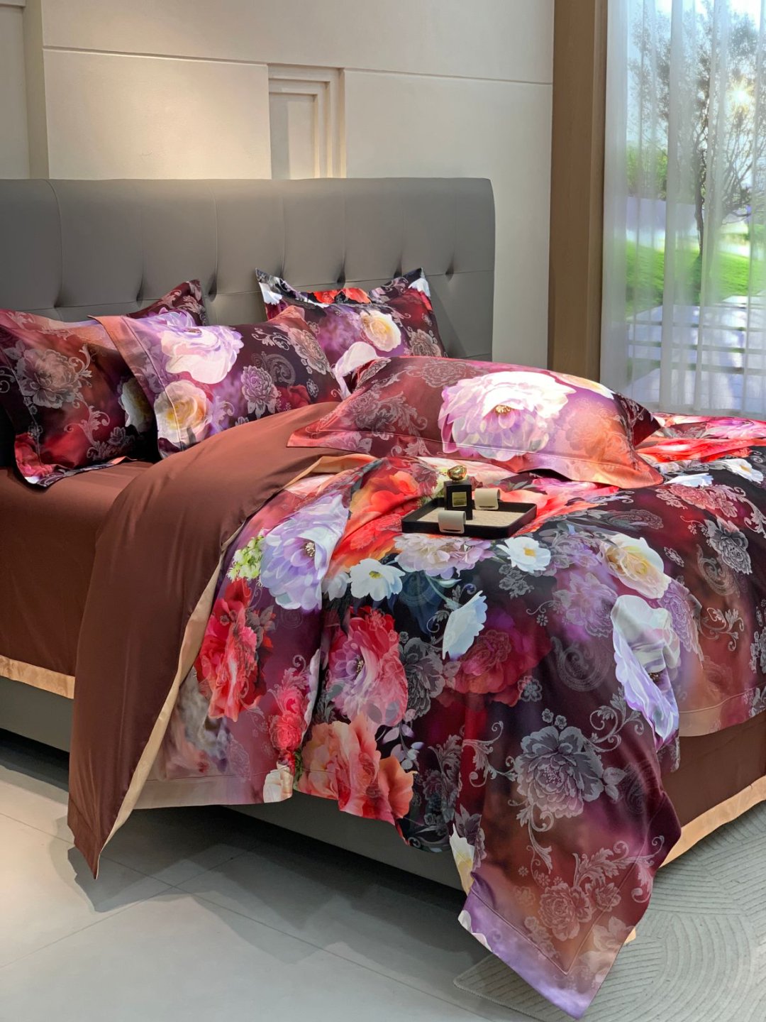 诚实家 色织提花四件套高支高密家用奢华亲肤床上用品四季床品