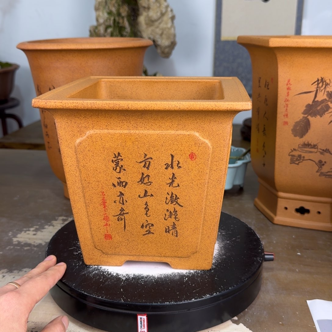 省***花盆紫砂紫砂花盆