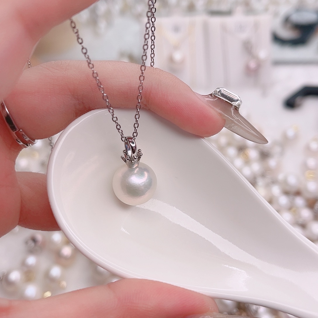 未镶嵌淡水珍珠吊坠(赠链)