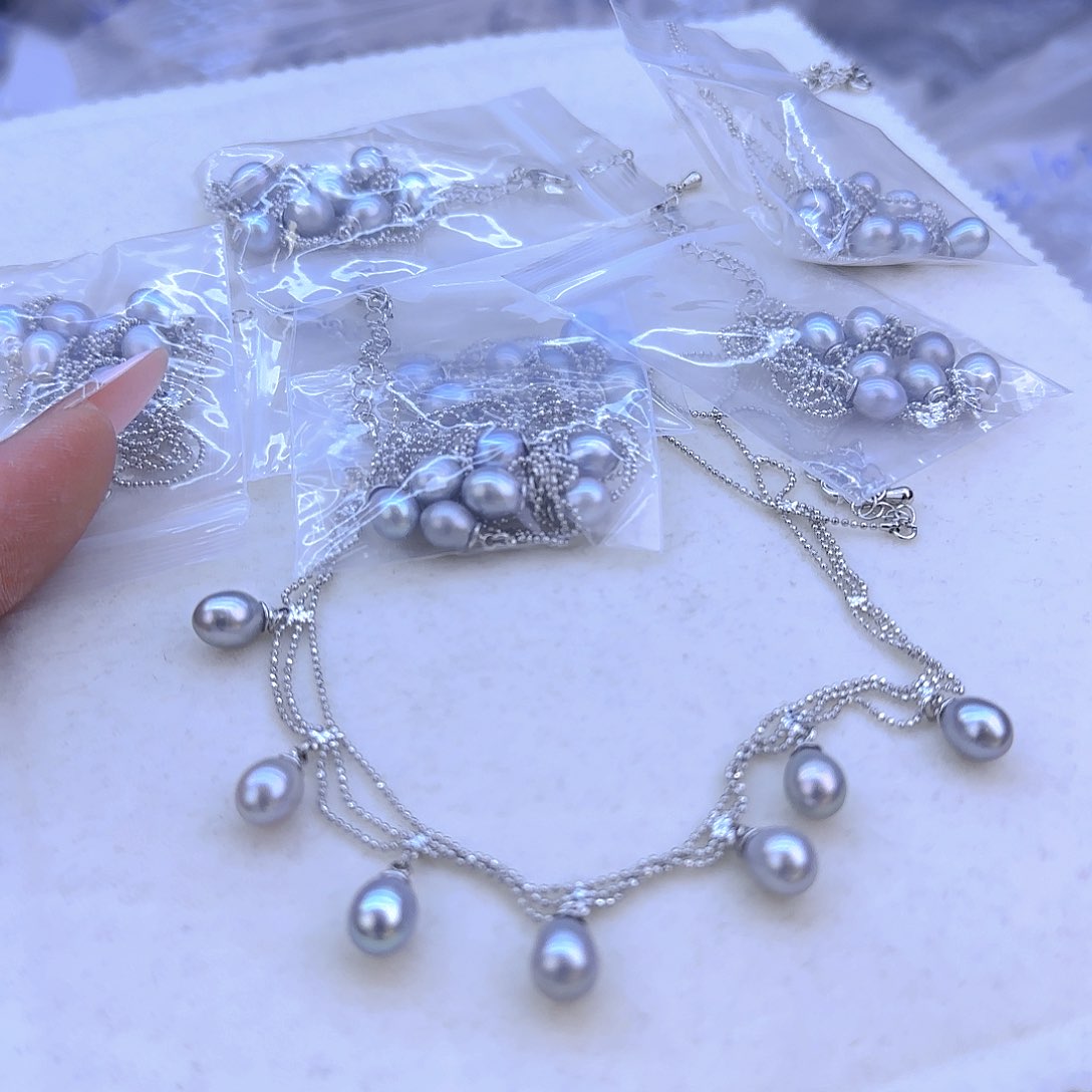 未镶嵌项链定制207淡水珍珠