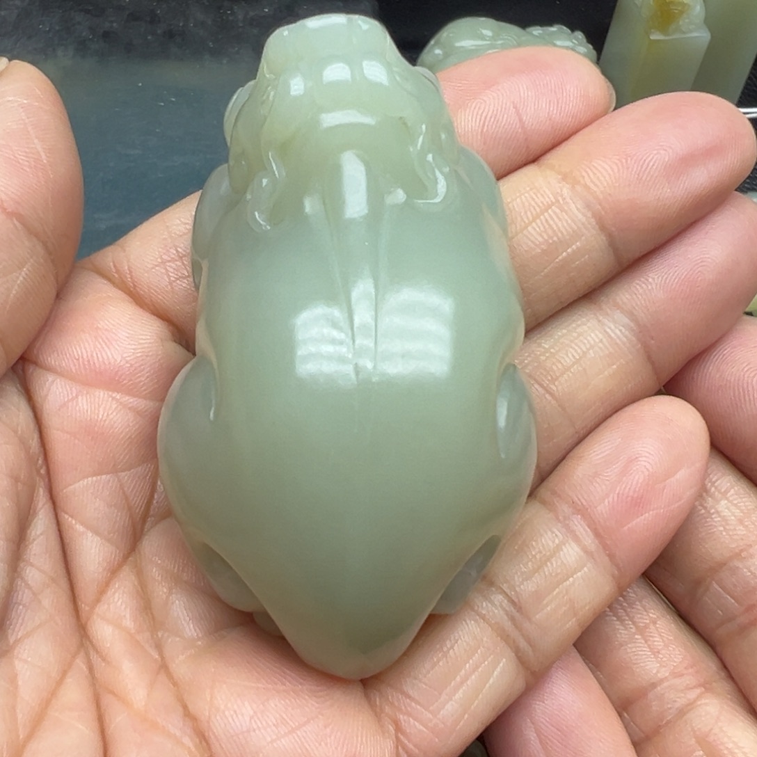 和田玉（糖玉）未镶嵌吊坠(不含链)