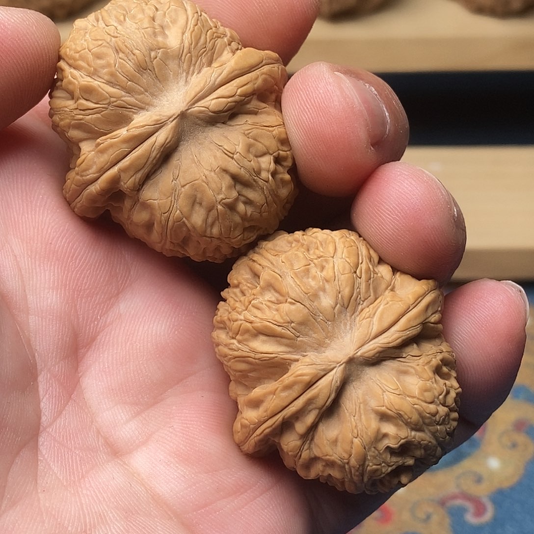 文玩核桃把件元宝42