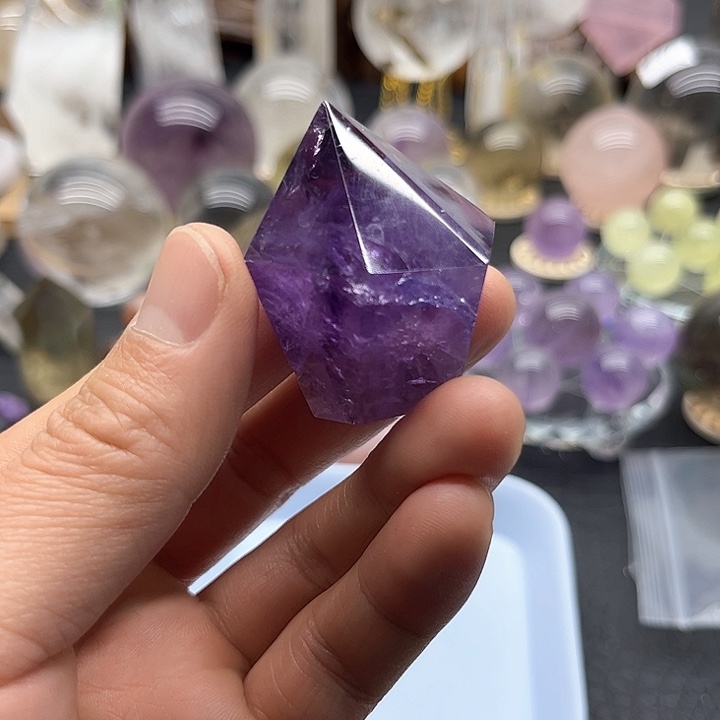 水晶137未镶嵌紫水晶