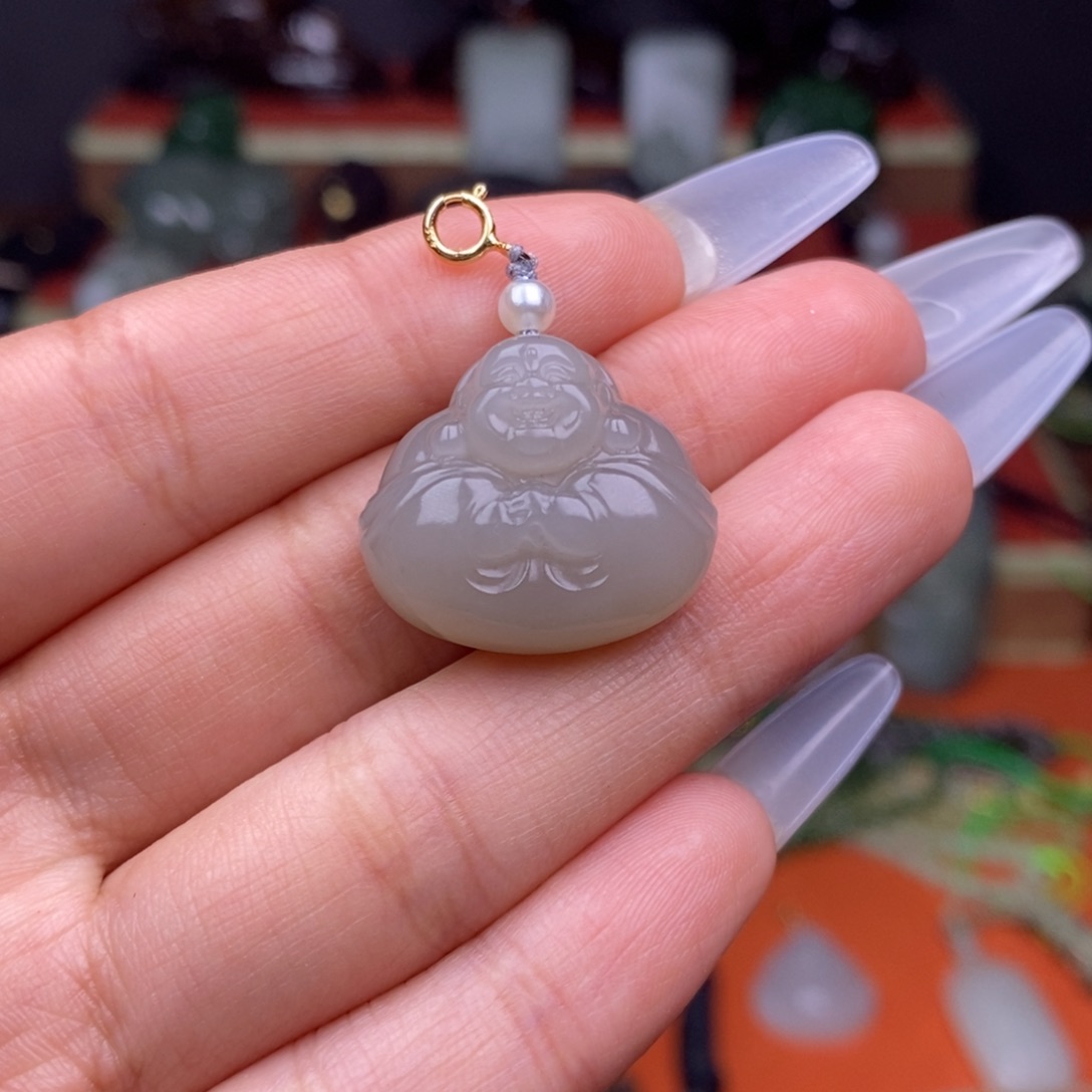 和田玉颈饰未镶嵌