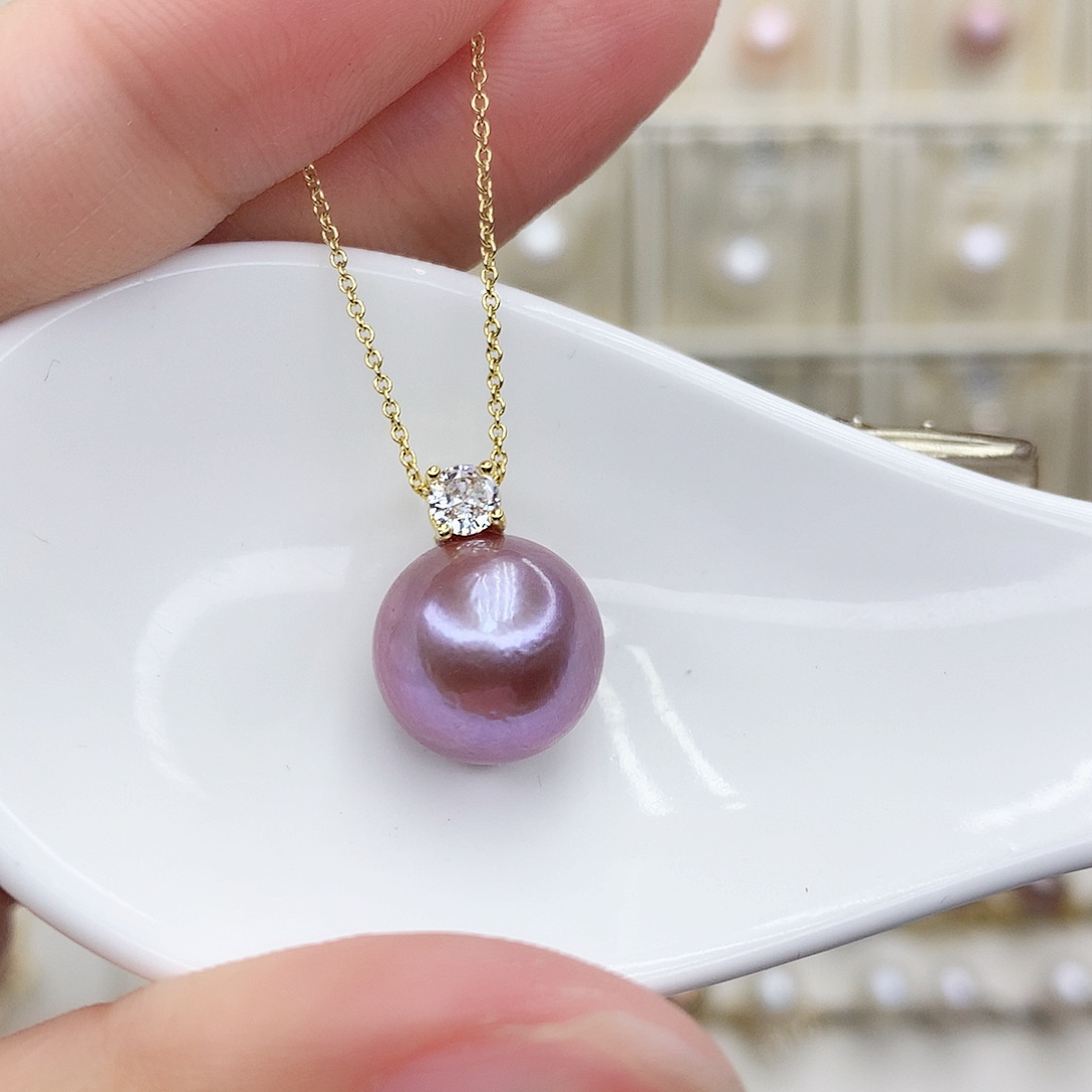 淡水珍珠颈饰合金