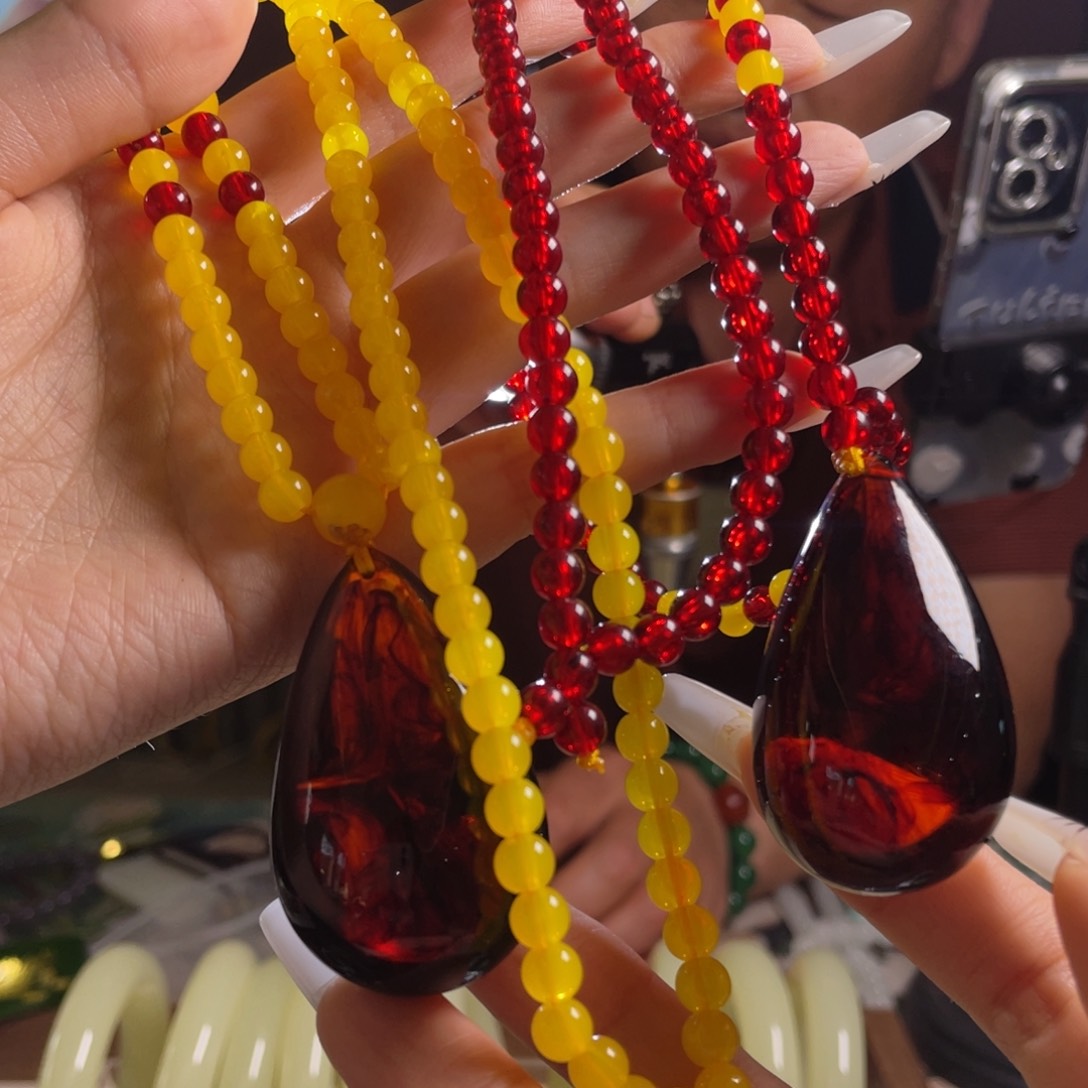 未镶嵌颈饰琥珀发其一888888