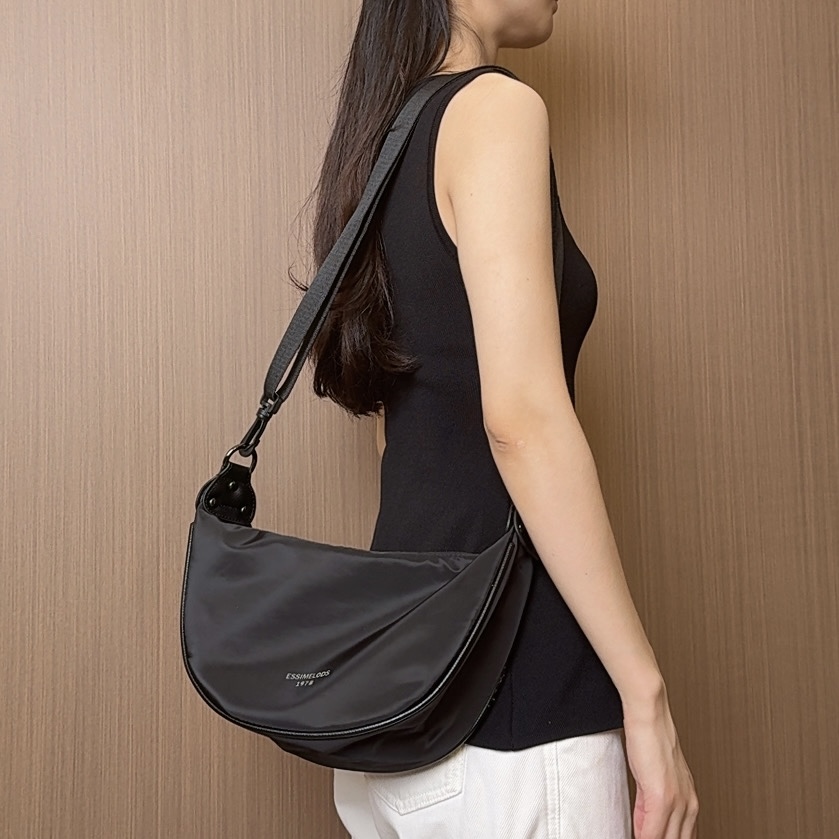 新款月牙单肩包春夏款包包斜挎包女大容量斜挎上课通勤饺子包2460