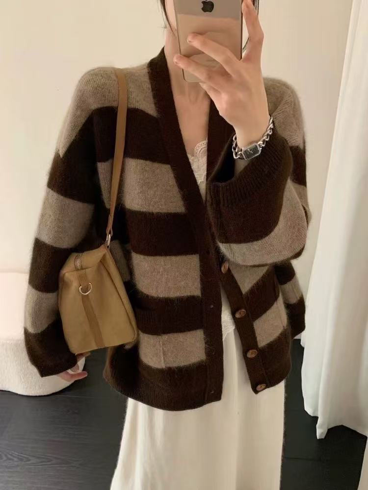 HQ2025秋冬季新款针织套头开衫长袖清仓集合801-944