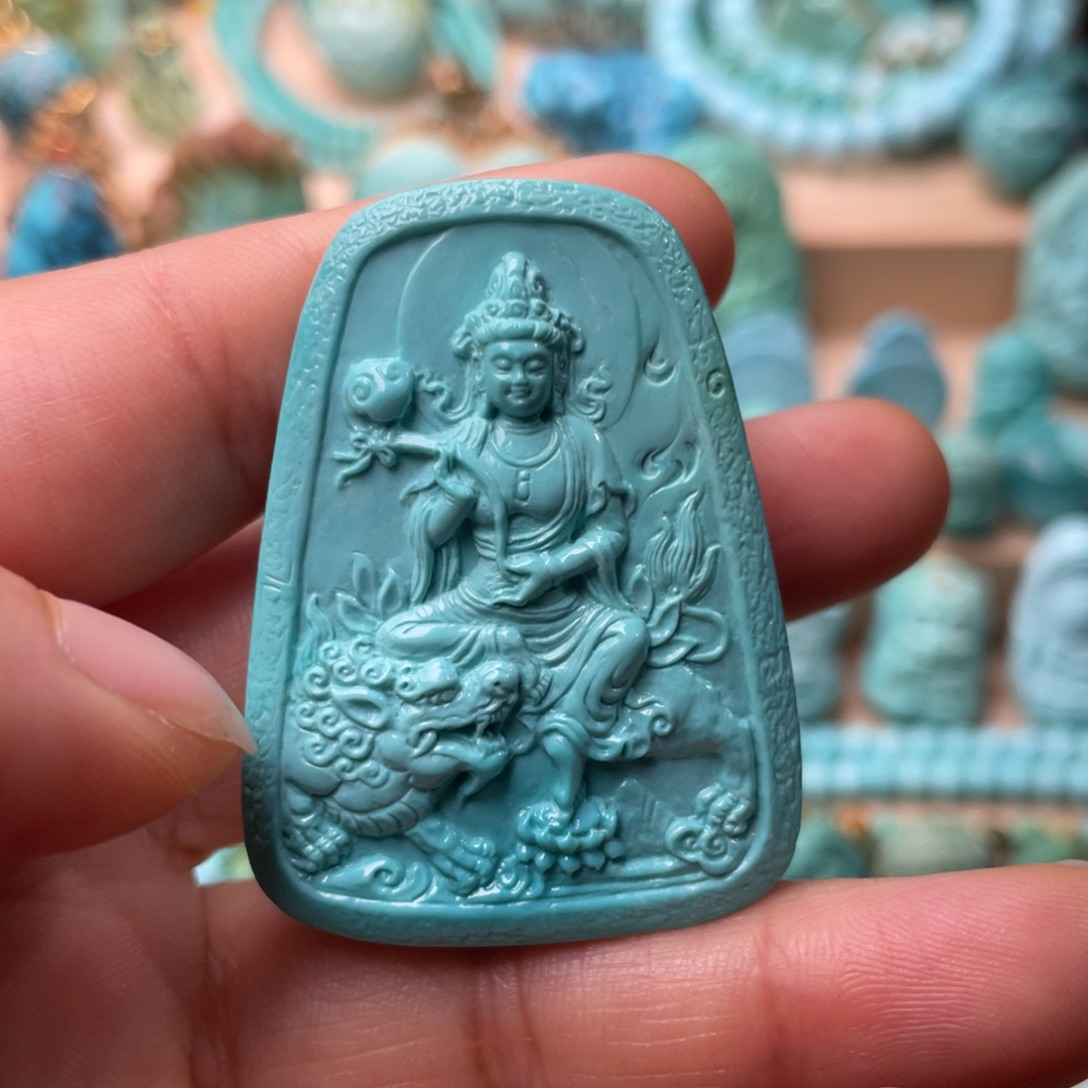 用***7绿松石未镶嵌颈饰