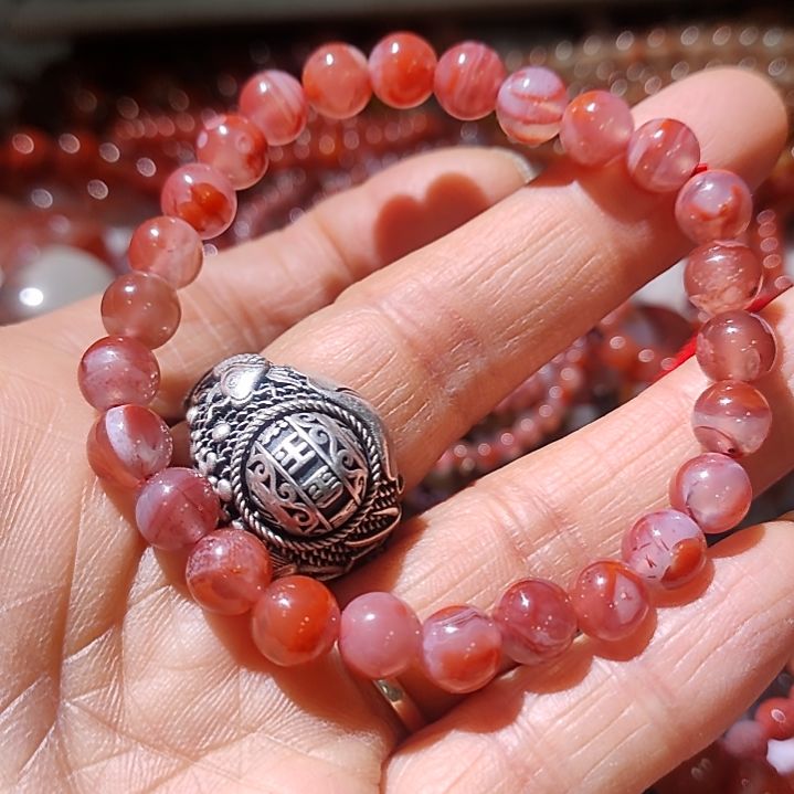 玛瑙/玉髓手链未镶嵌