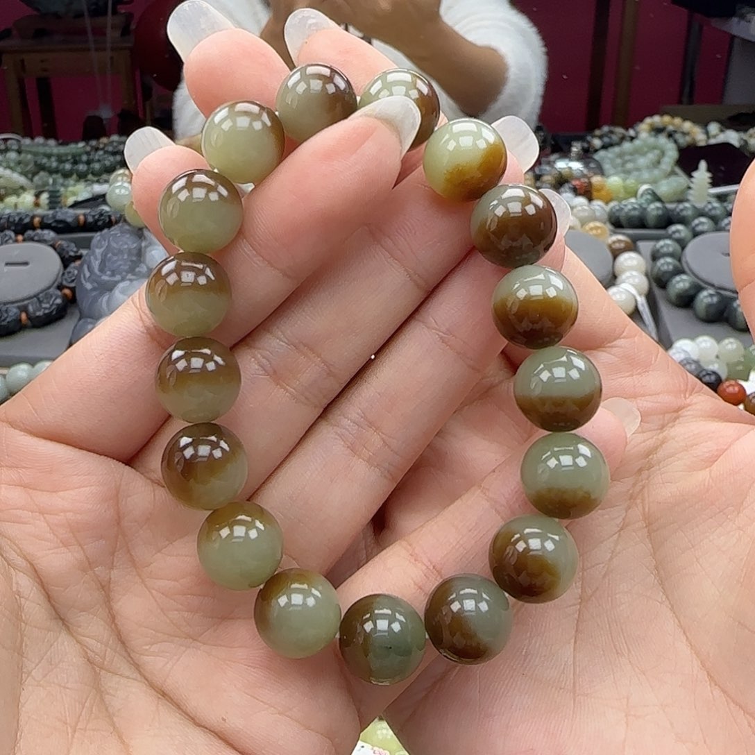 和田玉手链未镶嵌