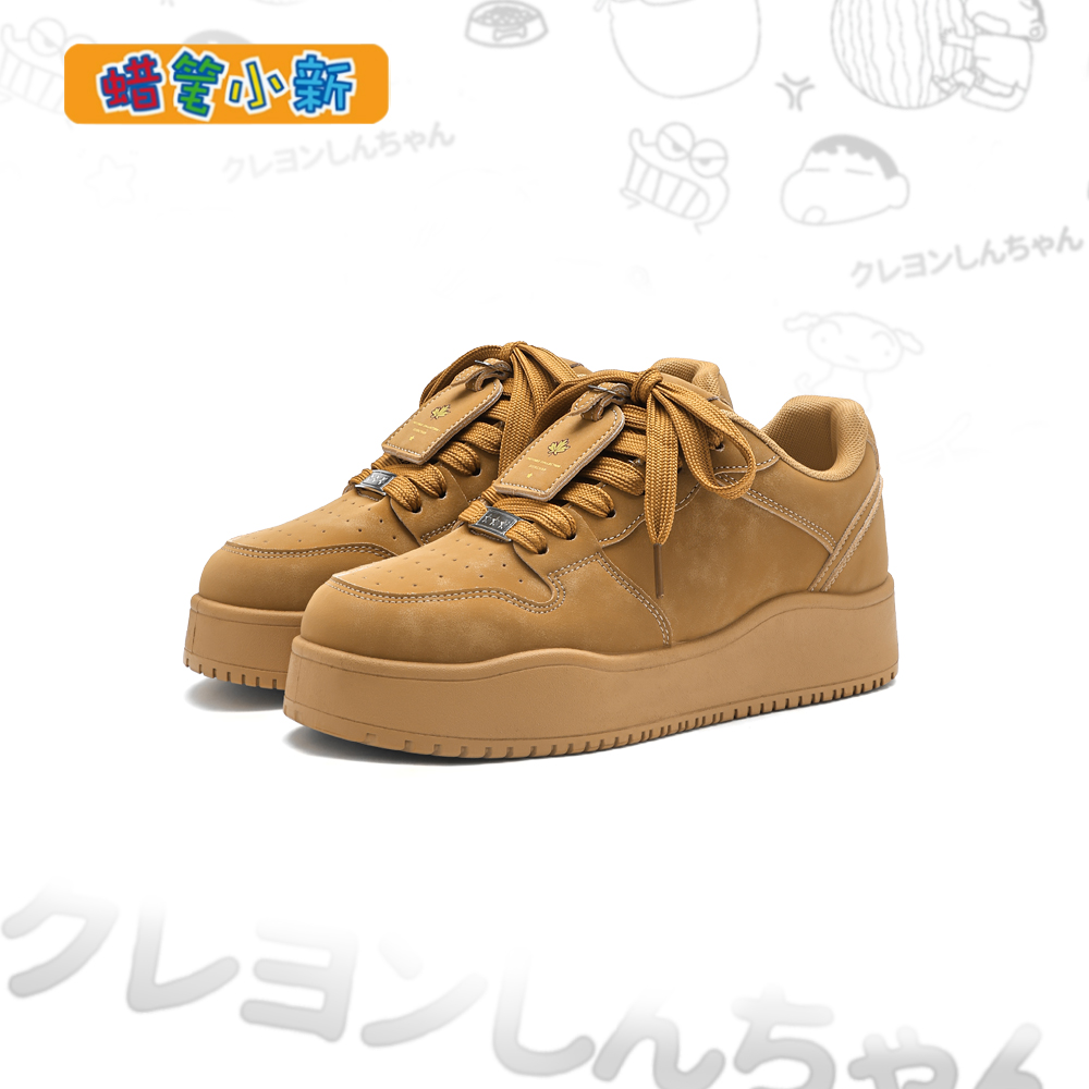 【K总专属】蜡笔小新情侣鞋子2025新款秋季潮流休闲百搭厚底板鞋xty