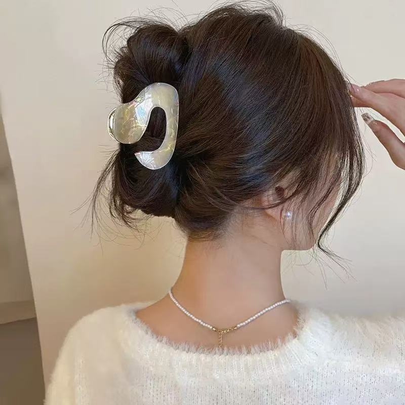 女日韩抓夹发夹非金属树脂发饰鲨鱼夹发卡头饰百搭