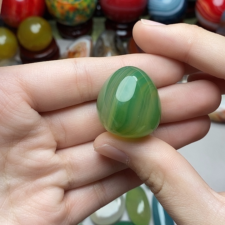 春***，玛瑙/玉髓未镶嵌吊坠(不含链)