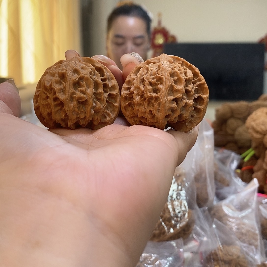 把件文玩核桃42➕苹果园