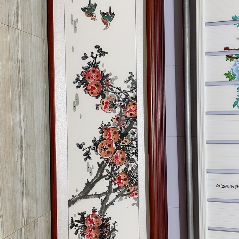 【闪购商品】国画书画作品带框165×50