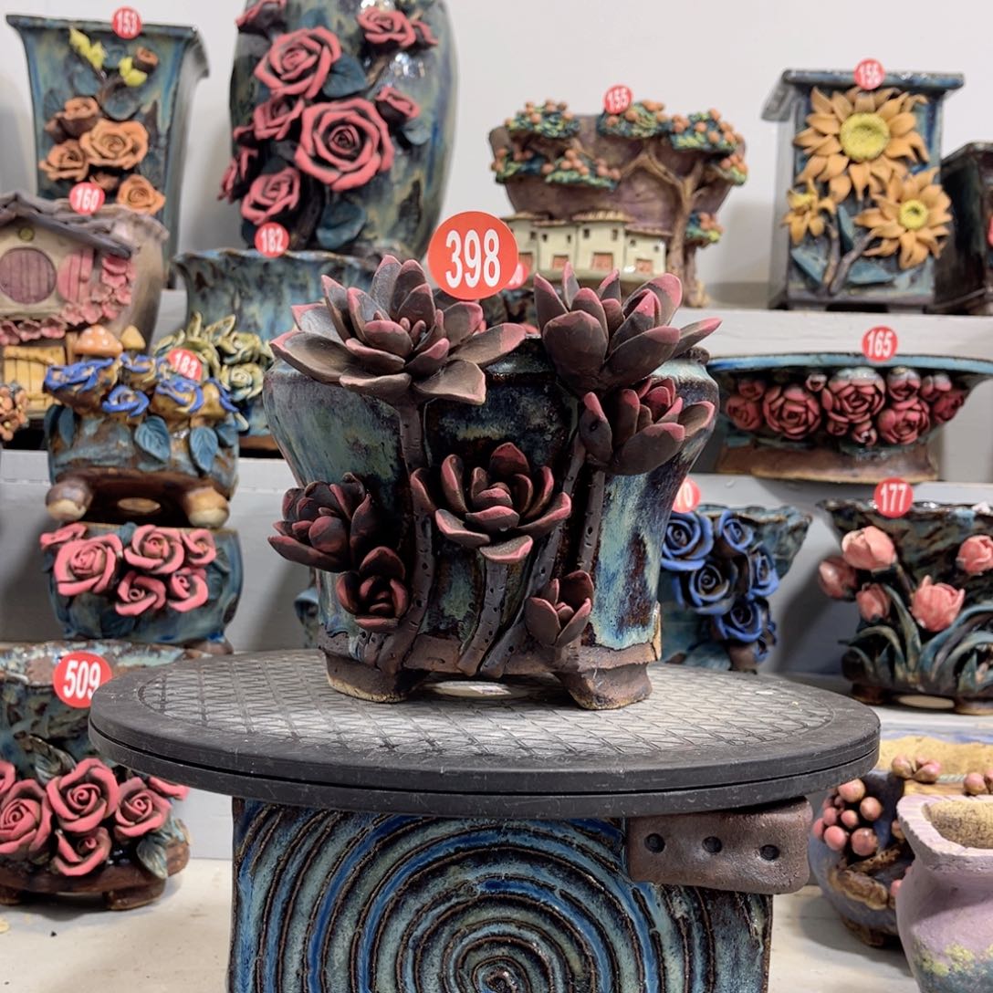 陶瓷微瑕398 号陶然花盆