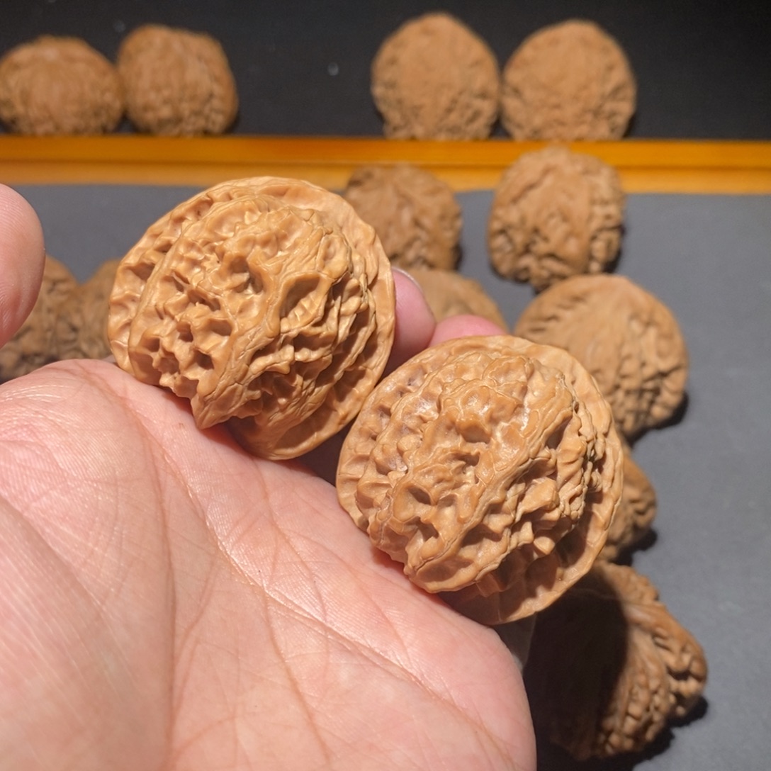 文玩核桃把件40苹果