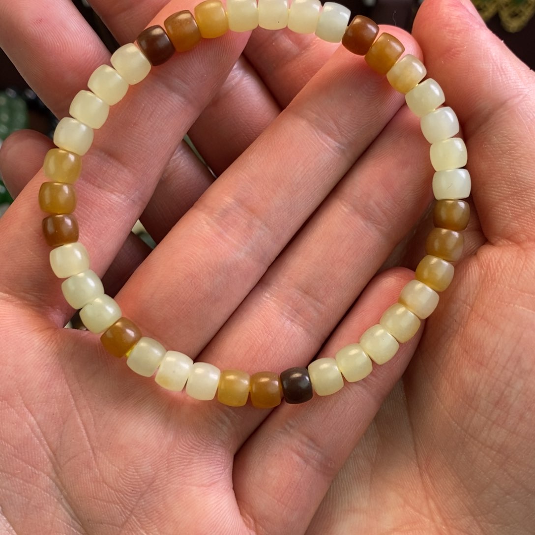 和田玉手链未镶嵌